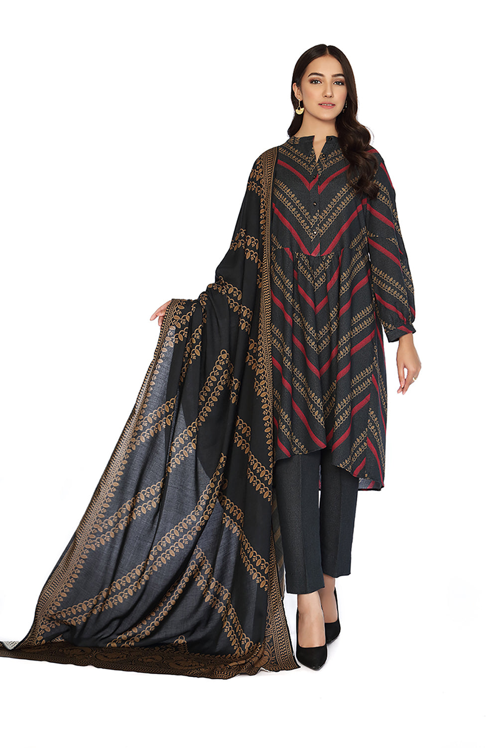 NISHAT LINEN Unstitched FPS Winter Collection2021 Volume02 Nishat FPS