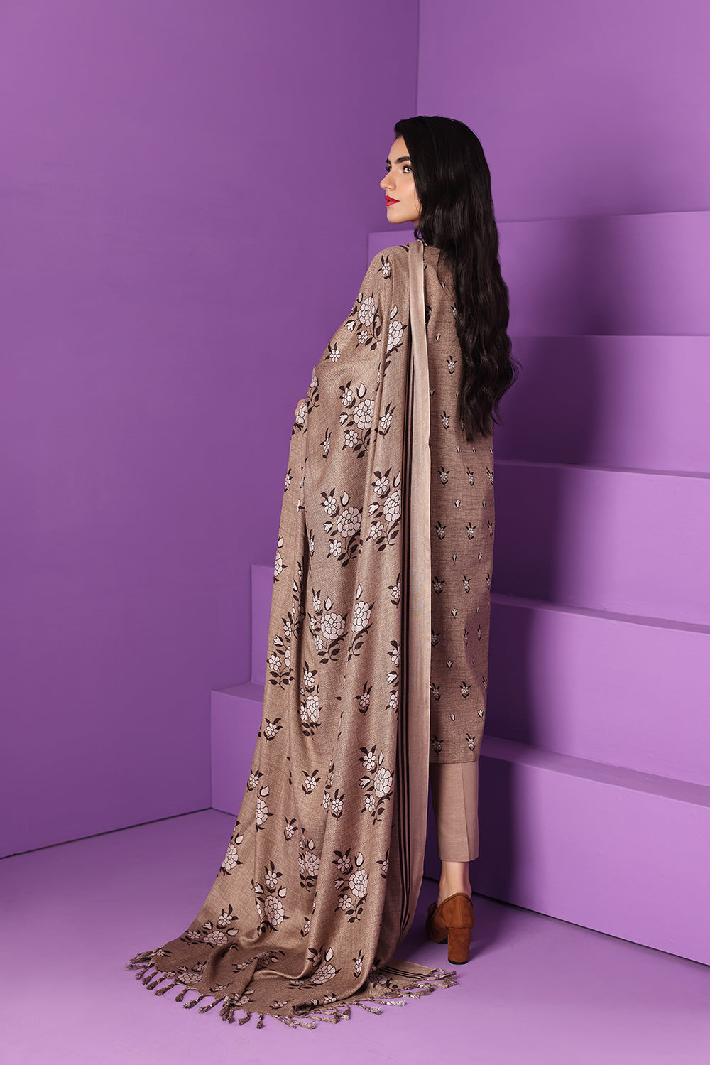 3PC Unstitched Printed Winter Collection 2022 Fair Price Shop Nishat