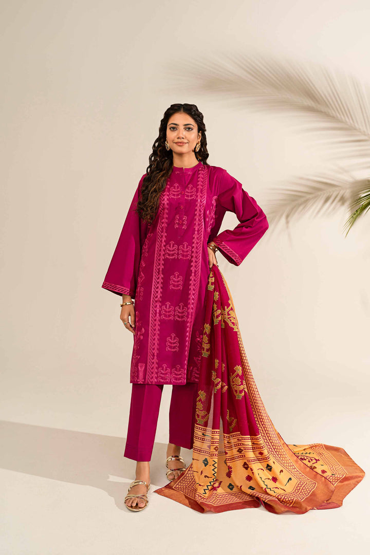 3 Piece Unstitched Embroidered Pre-Fall Summer Collection 2023 Nishat  Outlet – Nishat FPS