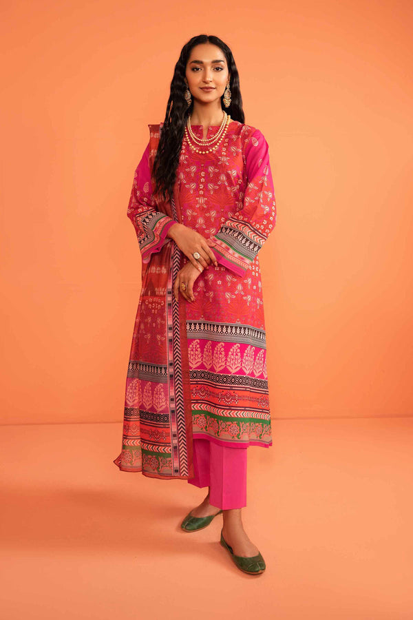 3 Piece - Digital Printed Suit - 42301814