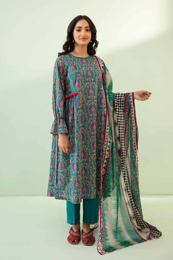 3 Piece - Printed Loose Fabric -  42302114