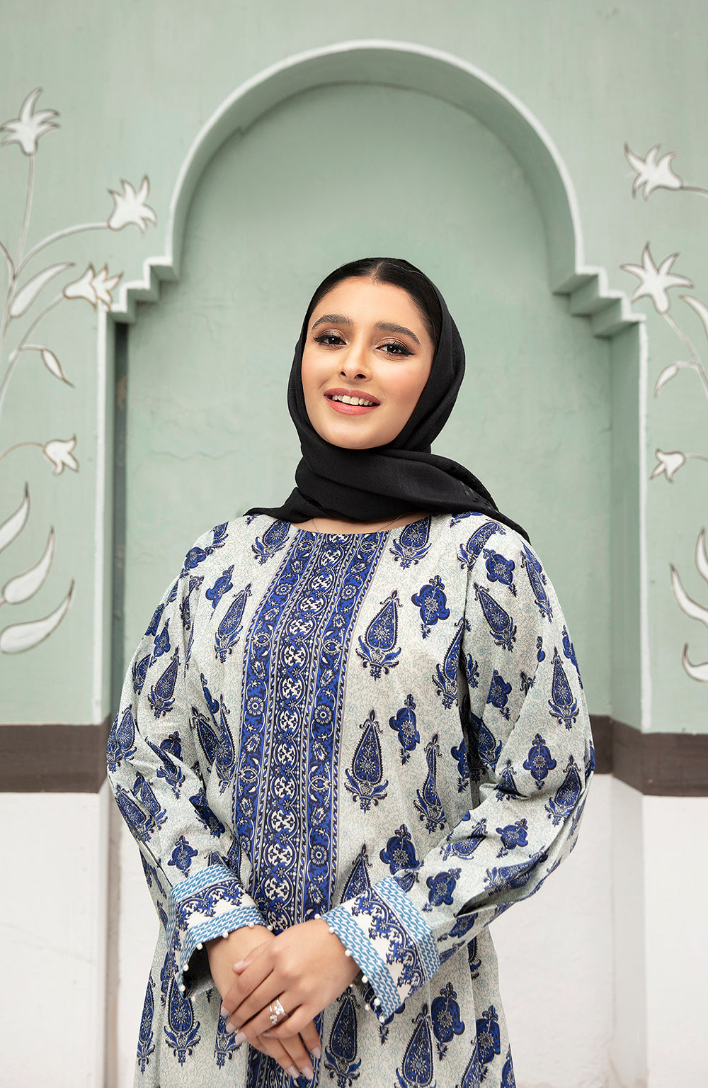 1PC Printed Embroidered Stitched Jalabiyas Nishat linen Nishat FPS