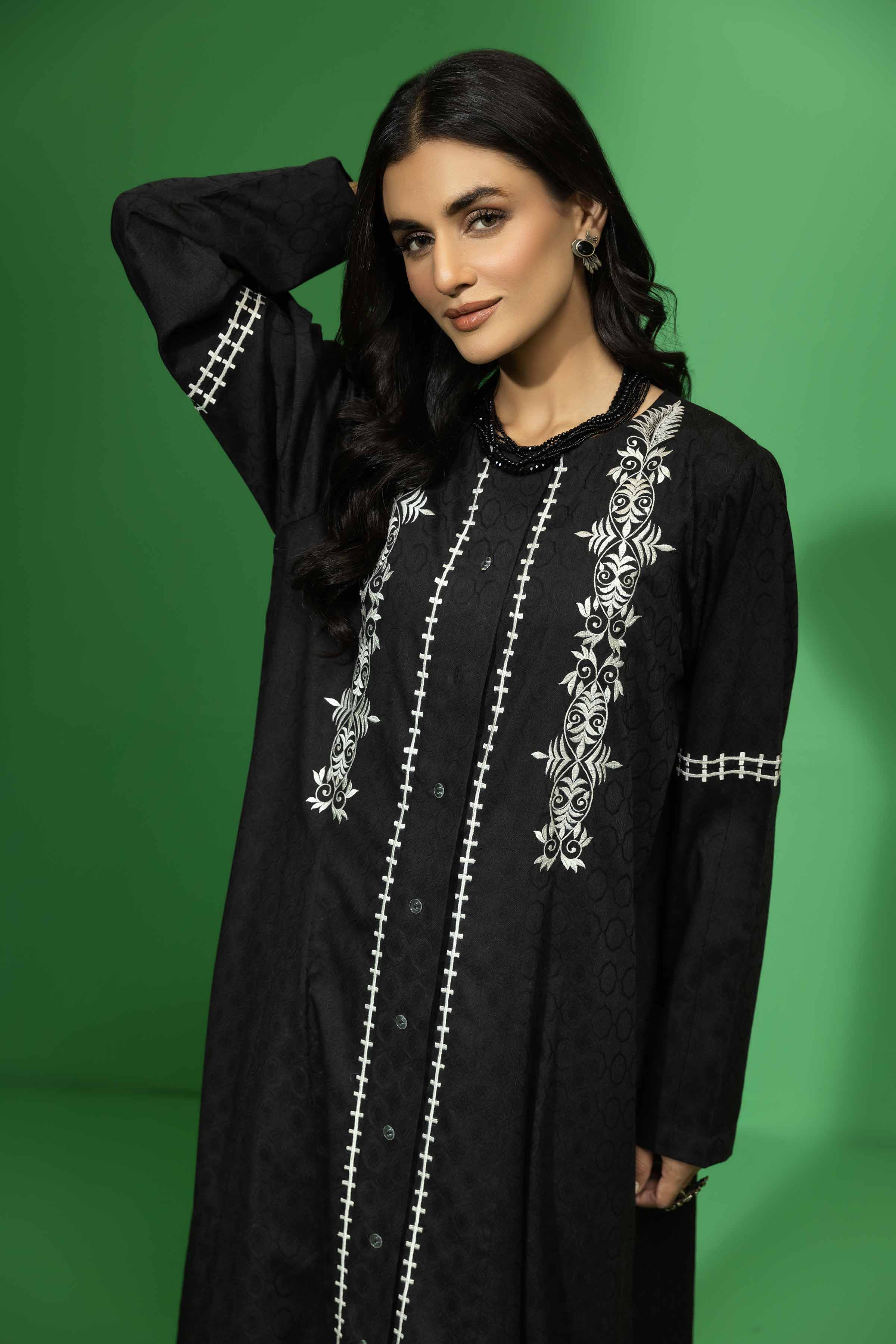 1PC Embroidered Stitched Fustaan Nishat Outlet – Nishat FPS