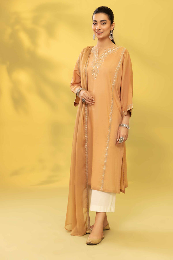 2 Piece - Embroidered Suit - PS23-287