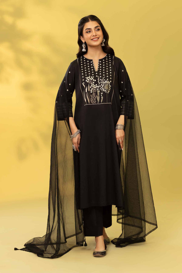 2 Piece - Embroidered Suit - PS23-295